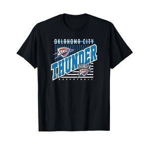 Oklahoma City Thunder Nba Team T-Shirt - Black Small Unisex-Adults  Unisex-Kids